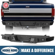 Hooke Road Hr Guardian Rear Bumper Steel Fit Ford F-150 F-250 F-350 1992-1996 Hooke Road Hr Guardian Rear Bumper Steel Fit Ford F-150 F-250 F-350 1992-1996