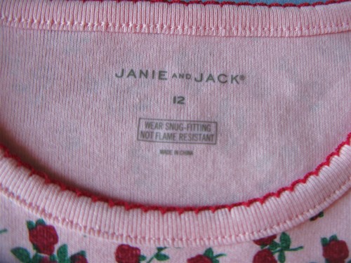 Janie and Jack Roses Floral Flower Pajamas Two-Piece Pink Girls 12 EUC - Picture 9 of 13
