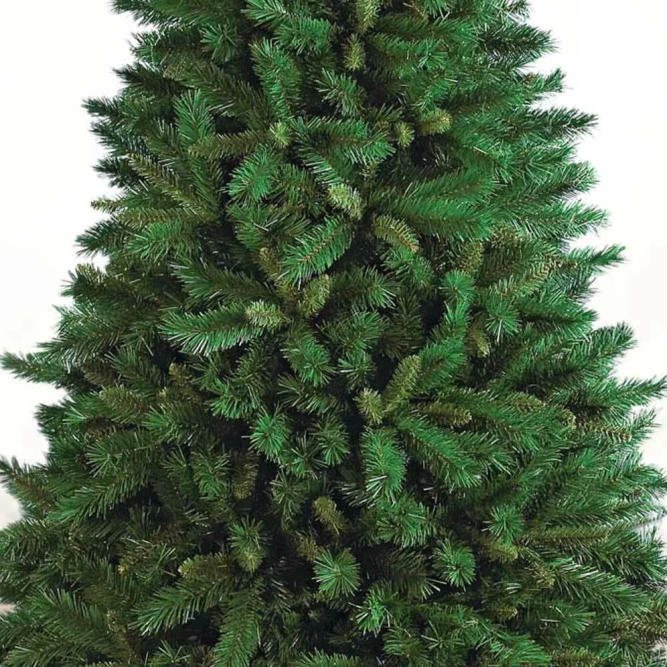 Albero Di Natale 180cm New Tiffany Super Folto 723 Rami Pino Verde Base a Croce - Immagine 4 di 4
