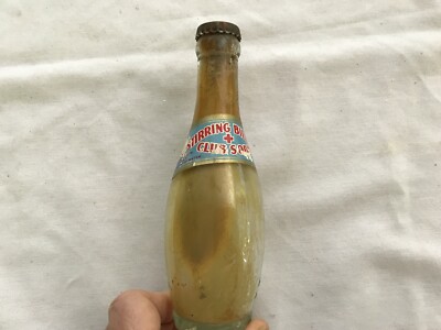 STIRRING BILLY BAXTER CLUB SODA Vintage Soda Bottle, Red Raven, Pa.