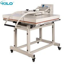 Kilo No Plug 32'' x 40'' Large Format Manual Heat Press Machine 220V 8000W
