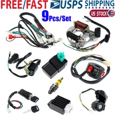 50cc-125cc CDI Wire Harness Stator Assembly Wiring Kit For Chinese ATV Quad Quad