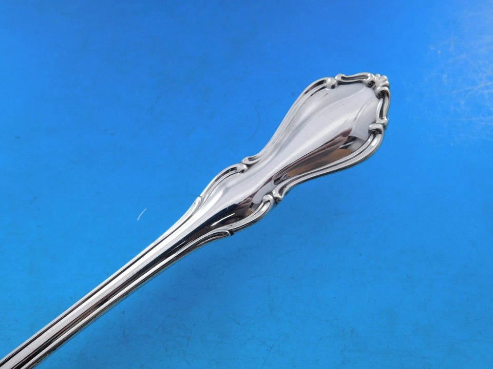 Juego de 4 cucharas para servir de plata esterlina Hampton Court de Reed & Barton 8 5/8" Foto 4 de 4