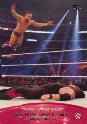Daniel Bryan WWE Wrestling Trading Card Topps Raw Smackdown Kane 1/20 2012