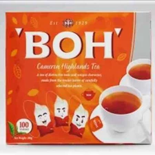 BOH  Cameron Highlands Tea ( Lebih KAW )   - 20 pot bags  X 6 packs