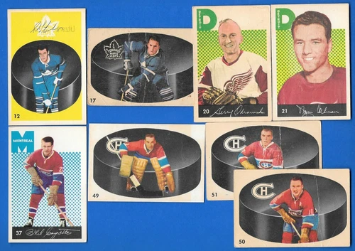 1962-63 PARKHURST 62-63 PARKIES NHL HOCKEY CARD 1-54 SEE LIST