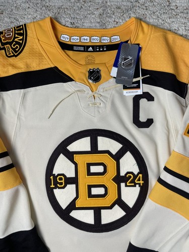 Maglia uomo Adidas Patrice Bergeron Centenario Boston Bruins nuova taglia 50 Med - Foto 2 di 8
