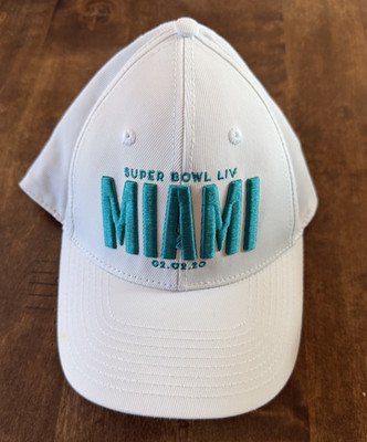 NFL Super Bowl LIV Miami 2020-NFL Team Apparel White Adjustable Hat/Cap