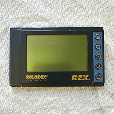 Rolodex REX-3 Xircom REX PDA 80x112 B W LCD 32KB RAM Alarm/Calendar
