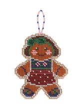 Gingerbread Lass - Mill Hill - Beaded Holiday - Cross Stitch Kit - MH21-2113