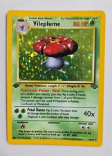 Pokémon TCG Vileplume 15/64 1st Edition Jungle Holo Rare Vintage on eBay