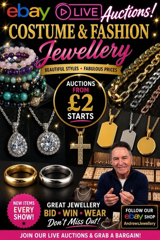 Fashion Jewellery ✨ necklaces, rings 💍, earrings, chains ⛓️, bracelets