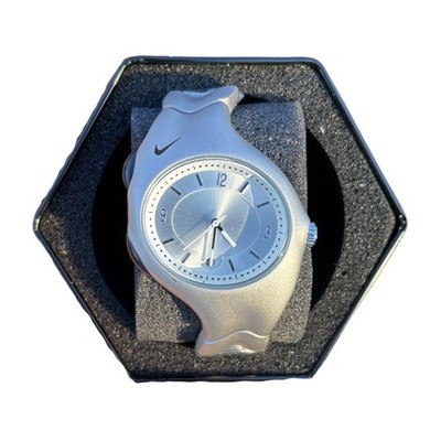 Nike Triax Watch Vintage Rare 90s Gray Metal Gorpcore Y2K | eBay