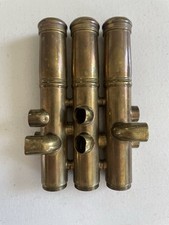 Vintage Valve Casing Assembly Block Brass Instrument Trumpet Cornet Piston Valve