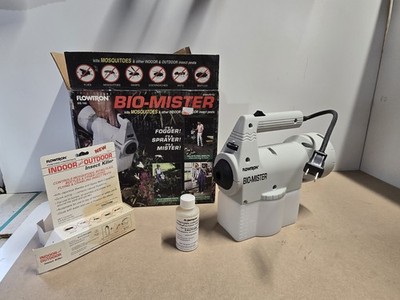 Flowtron MS-100 Bio-Mister Fogger Kills Mosquitoes Bugs Ants Indoor Outdoor