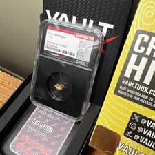 YUKON GOLD NUGGET 1.43 GRAM UNVAULTED BY VAULTBOX NGC CERTIFIED RARE - W/Box