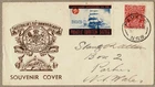 Australia 1938  Hunter Sydney Phil Exhib Souvenir  Cover w Cinderella cd Parkes