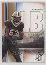 2024 Topps Signature Class Rookies Blue & Orange Jaylan Ford #155 1c5x