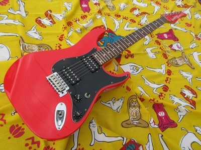 Greco WILD SCAMPER WS101H Fantastic Red HH 24F Tremolo 3,20kg Gebraucht