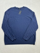 Alfani men  s navy blue crewneck Sweater size XXL