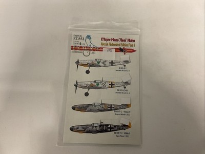 1/32 Eagle Cal Decals#32168 Major Hans Assi Hahn Special Airbrushed Edition Pt.3