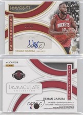 2021-22 Panini Immaculate Inaugural Ink Gold /10 Usman Garuba Rookie Auto RC