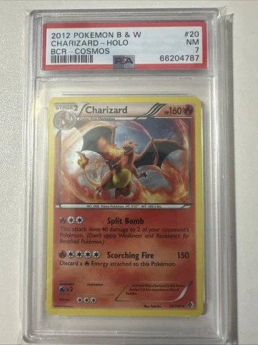 Pokémon PSA 7 Charizard 20/149 Boundaries Crossed Holo