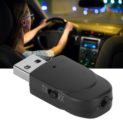 BT Audio Receiver Transmitter 2 In 1 USB Stereo Music Wireless Adapter For C SET