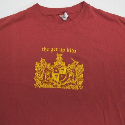 Vintage The Get Up Kids Shirt Mens XL Red Midwest Emo Band Tee
