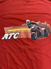 Vintage 80’s Honda ATC Racing Single Stitch Shirt Long Sleeve Anvil Made In Usa