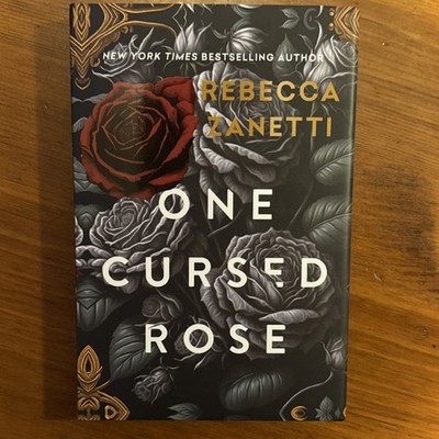 SPECIAL EDITION One Cursed Rose Rebecca Zanetti Hardcover Reversible Jacket