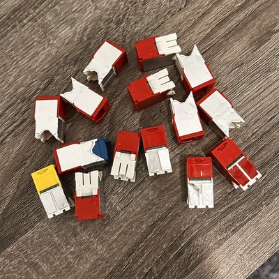 Cat6 - Category 6A Netkey Punchdown Module - lot of 15- Red - NK6X88MRD