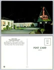 Pines Motel Seattle WA Aurora Ave Neon Sign 1950s Vintage Postcard Unposted