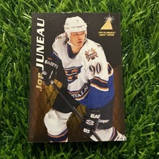 1995 - 1996 Pinnacle Joe Juneau Zenith Edition Capitals #96 Hockey Card H14