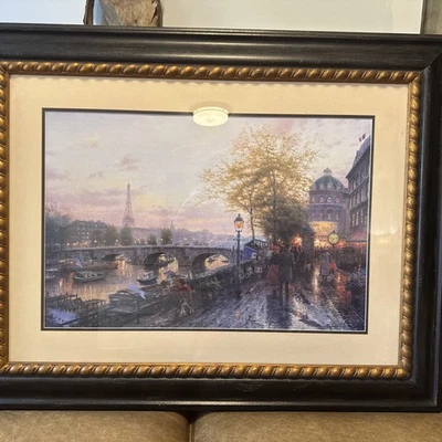 Thomas Kincaid artist Prince of the Eiffel Tower - Image 1 of 2
