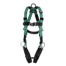 Msa Safety 10197435 V-Form Full Body Harness, Xs, 400 Lb., Quick-Connect Chest/