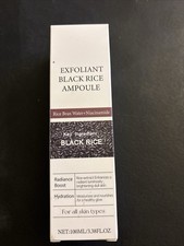 EXFOLIANT BLACK RICE AMPOULE RICE BRAN WATER NIACINAMIDE 3.38 FL. OZ