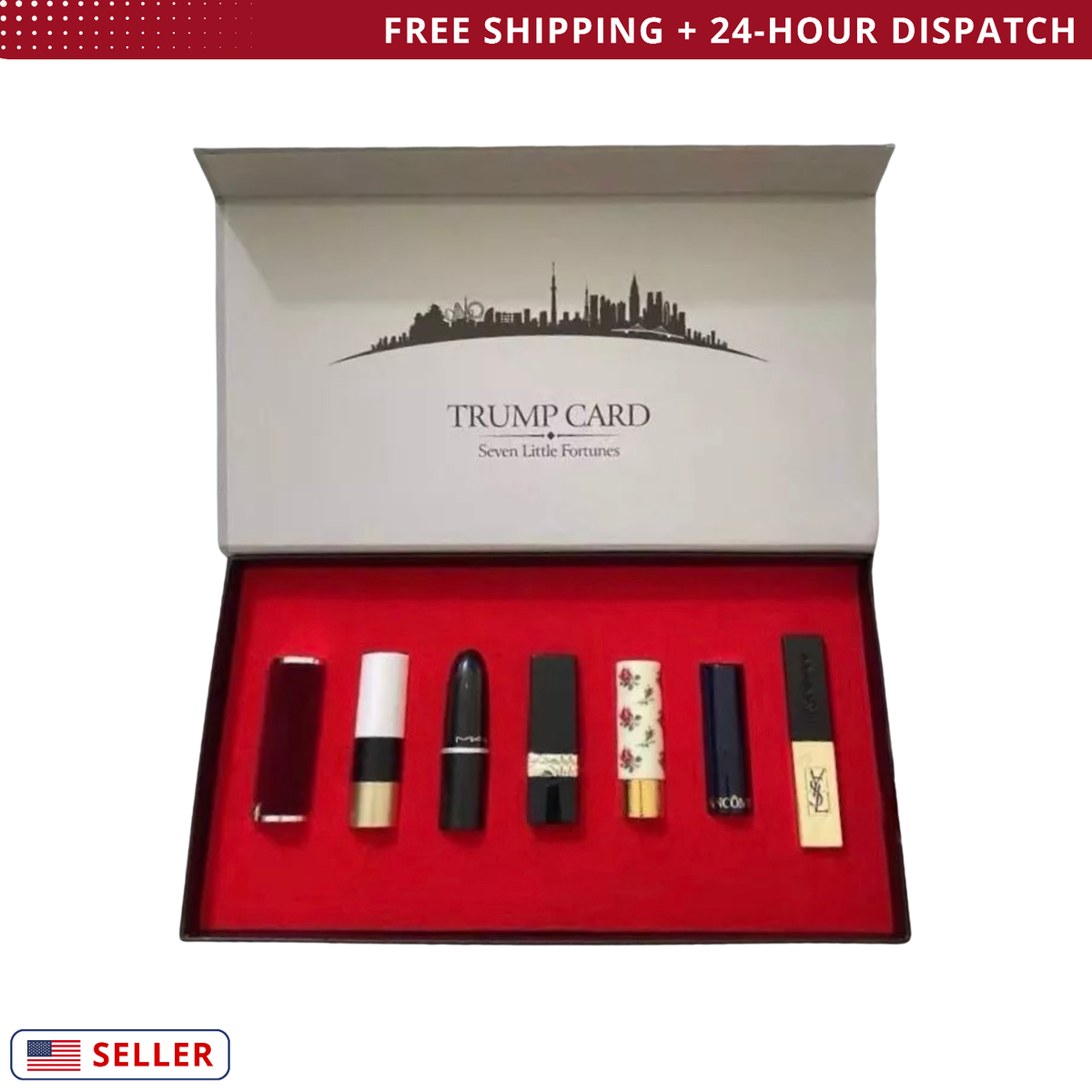 Seven Little Fortunes Lip Box Set – Dior & Gucci Lipsticks | Ideal