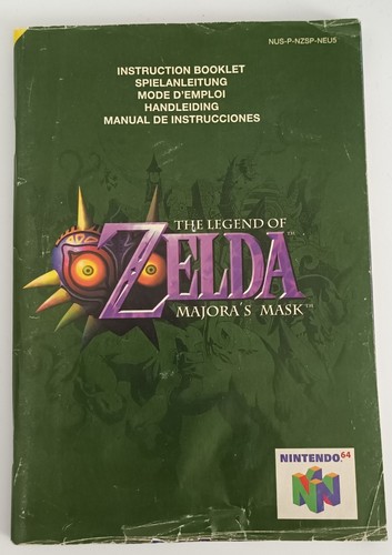 The Legend of Zelda: Majora's Mask Nintendo 64 N64 TBE version PAL NUS-EUR - Picture 12 of 15