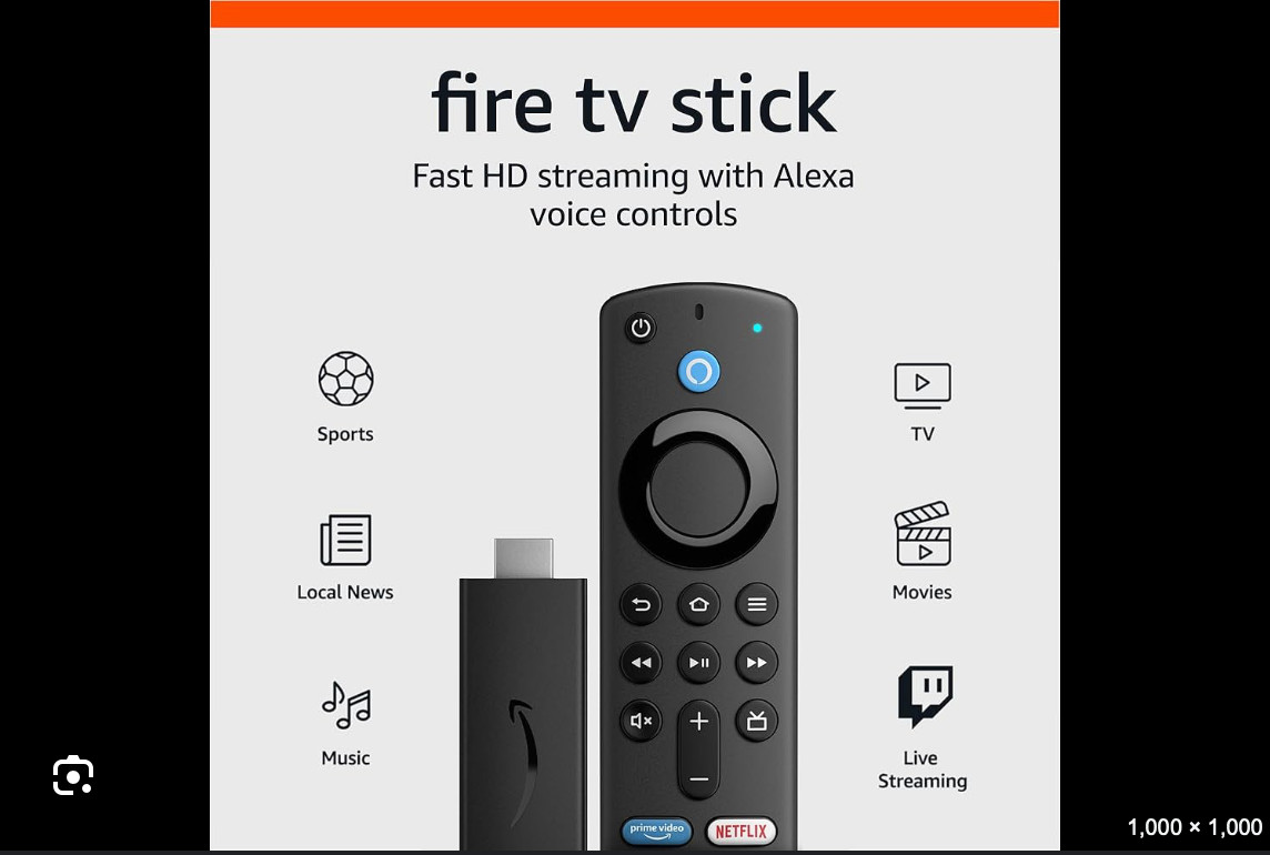 NEW Amazon Fire TV Stick Lite HD TV with Alexa Voice Control Remote