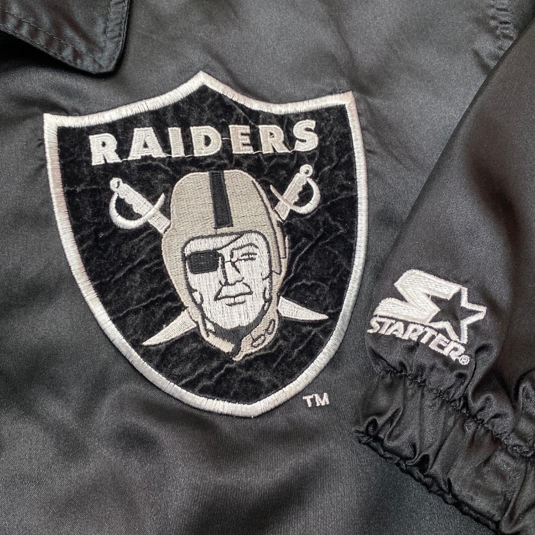Vintage STARTER NFL LA RAIDERS Coach Jacket Black L | eBay