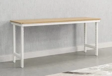 EVEREST WORK TABLE H STEEL FREESTANDING UTILITY STORAGE CABINET - CLOUD WHITE