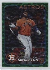 2024 Topps Update Green Crackle Foilboard 165/499 Jon Singleton #US323 05k6