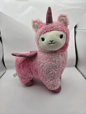 FAO SCHWARZ Glow Brights Toy Plush Llamacorn Stuffed Animal Pink Works Well...