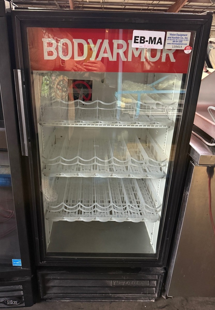 TRUE GDM-10 SINGLE GLASS DOOR REFIGERATOR MERCHANDISER COOLER | eBay