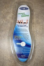 Back2Life Memory Foam Shoe Insoles Cut to Fit shoe insert pads Fits sz 3 thru 11