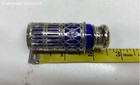 William Adams Inc/Towle Silversmiths Silver Plate and Blue Glass Shakers in Box — photo 4