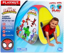 Disney Jr Marvel Spidey and his Amazing Friends Original Pop-Up Play Tent NEW