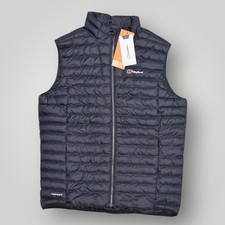 BNWT - Mens Black Berghaus Hydroloft Vaskye Puffer Gilet Jacket (Size 2XL) T312