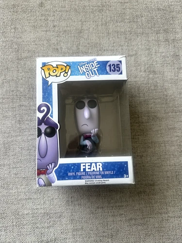 Fear from Inside Out Pop Funko #135, New & Inside Box